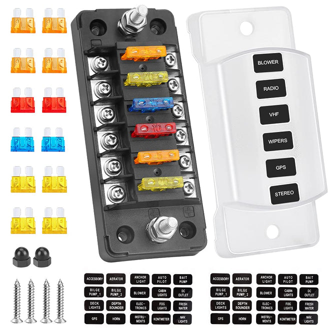 6 Position Fuse Box