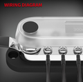 300A Bus Bar -6X  3/8”Post(M10), black color with Cover.