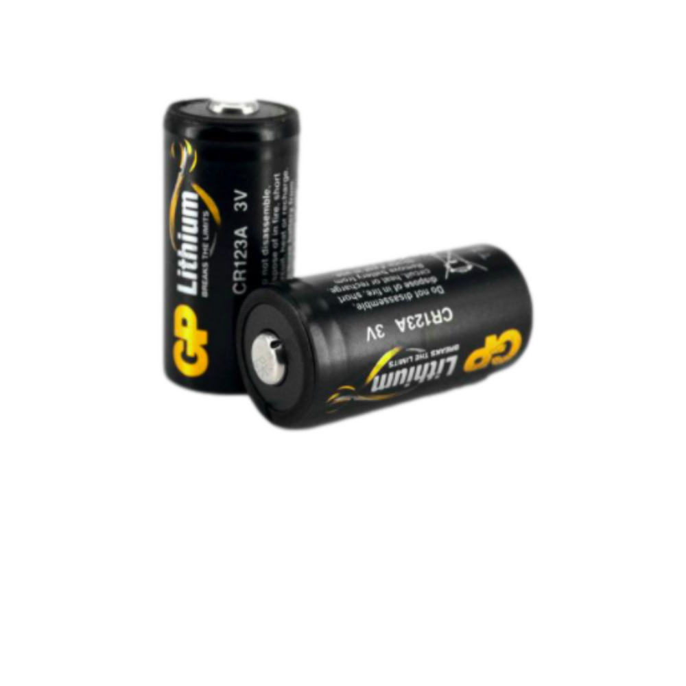 GP 3V LITHIUM BATTERY CR123A - 2 Pack