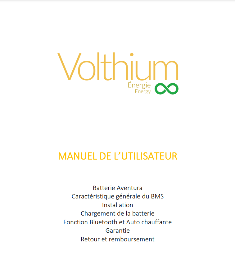 Volthium Lithium AVENTURA 12V 100AH BATTERY – BLUETOOTH