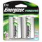 Energizer Rechargeable D Cell Battery 2 Pack - NH50BP2