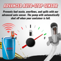 55 Gallon Drum Barrel Pump - Auto-Stop Sensor, 3.2 GPM, 4.25 Ft Hose