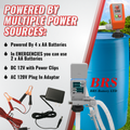 55 Gallon Drum Barrel Pump - Auto-Stop Sensor, 3.2 GPM, 4.25 Ft Hose
