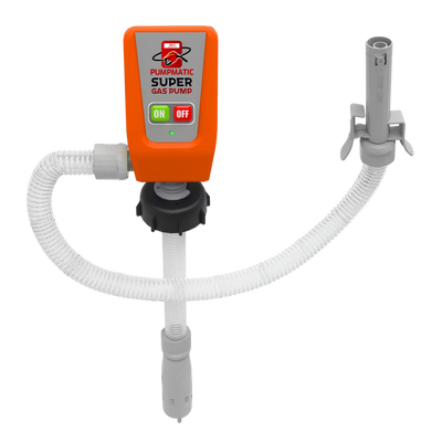 55 Gallon Drum Barrel Pump - Auto-Stop Sensor, 3.2 GPM, 4.25 Ft Hose