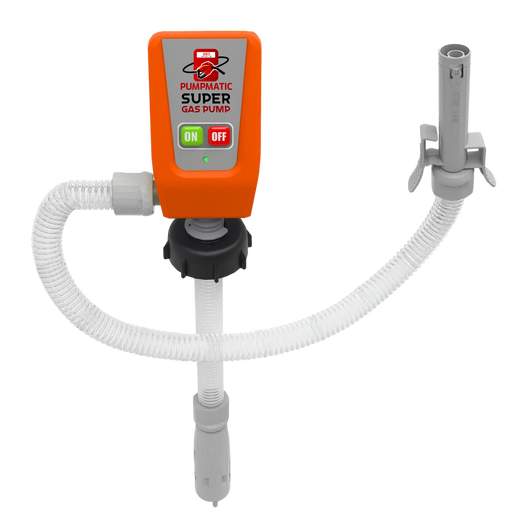 55 Gallon Drum Barrel Pump - Auto-Stop Sensor, 3.2 GPM, 4.25 Ft Hose