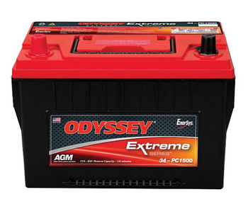 ODYSSEY Drycell Battery Extreme Series 34-PC1500