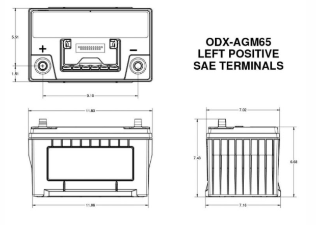 ODYSSEY Drycell PC 1750T 65-PC1750