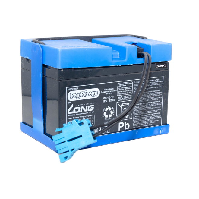 12V Peg Perego Battery 12 Volt 12AH IAKB0501 Blue