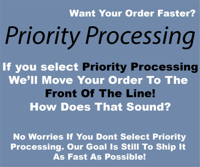 Priority Processing - BRS Super Pumps