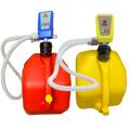 Gas & Diesel Pump Pack - PumpMatic Super Gas Pump Fuel Transfer Pump for Gas, Diesel, Kerosene + 3 Power Sources w/ 4.25ft Hose Siphon