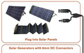 7.3Ft Heavy Duty Solar Panel to DC 8mm Adapter Cable, Waterproof Connection Kit: Solar Generators with 8mm or 7.9mm Input Port