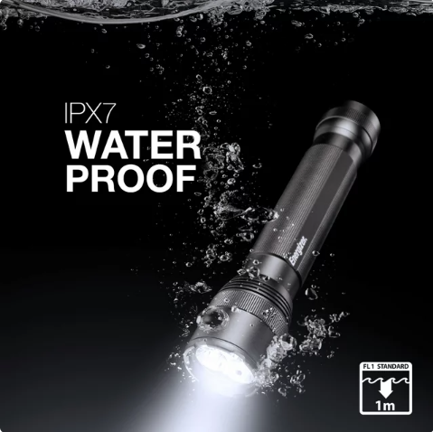 Energizer TAC 1,000 Lumen LED Tactical Metal Flashlight