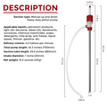 2x TRDRUM30 Heavy Duty Manual Drum Barrel Pump Bundle
