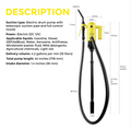 TREDRUME Telescopic Electric Drum Pump