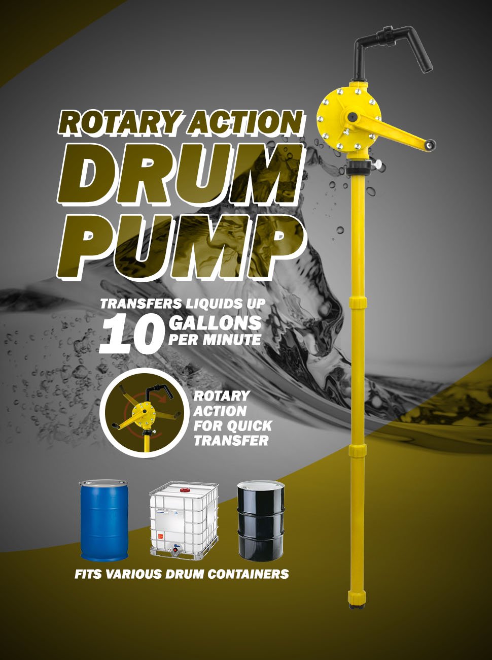 TRRP90P Chemical Plastic Rotary Drum Pump