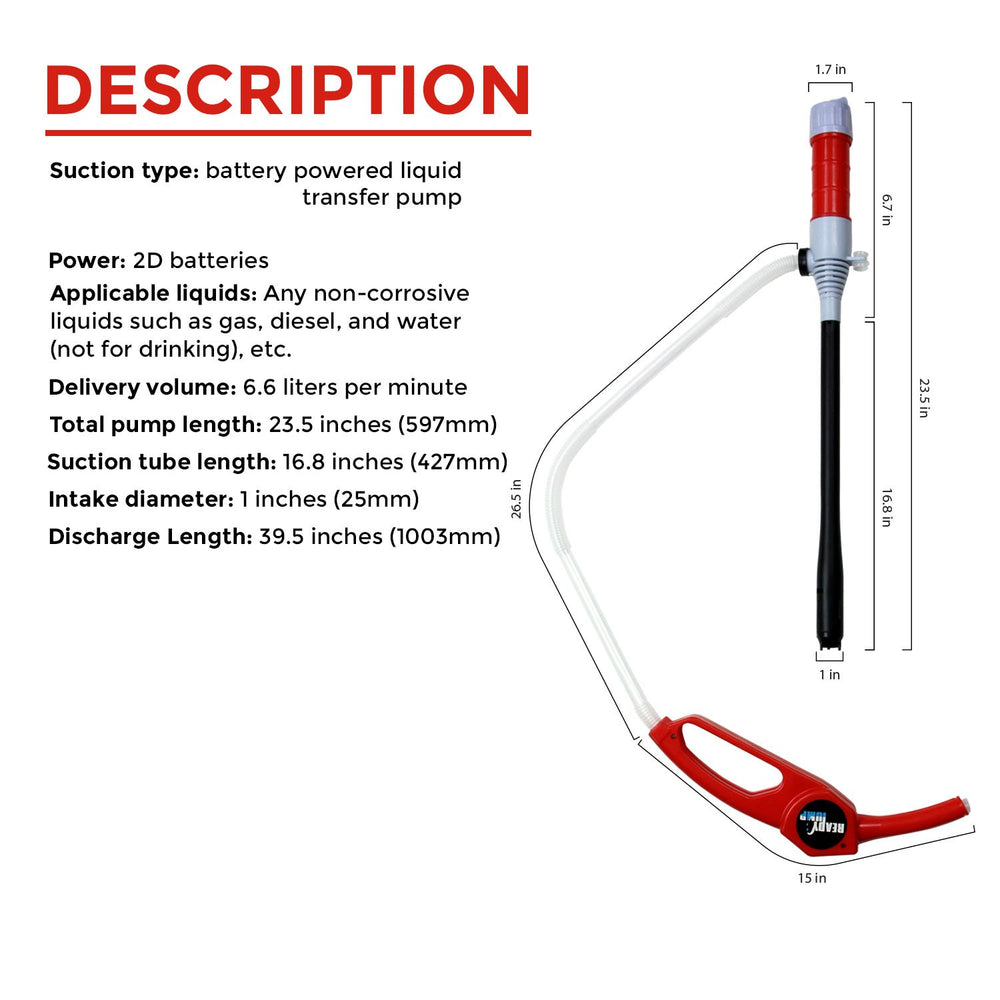 TeraPump - TRHD05 - Fuel Transfer Pump - Terapump Canada