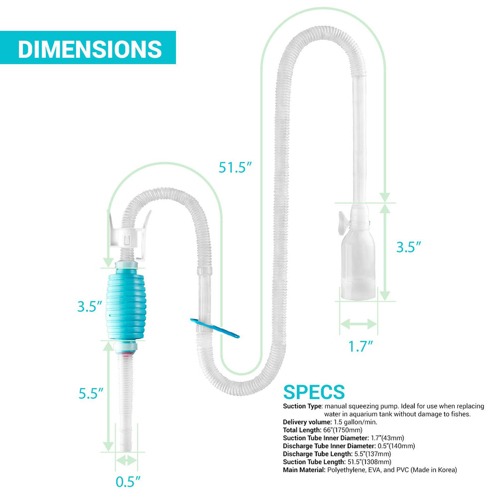 TeraPump - TRFTCLN - Aquarium Cleaner - Terapump Canada