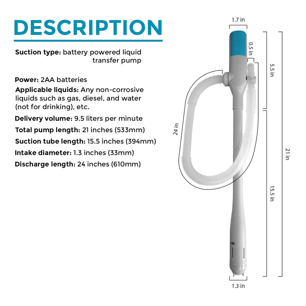 TeraPump - TRHA01 - Liquid Transfer Pump - Terapump Canada