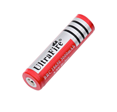ULTRAFIRE 18650 3.7V Lithium 3000MAH Rechargeable Battery Pack of 1