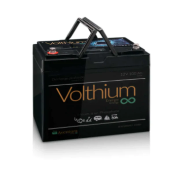 VOLTHIUM AVENTURA 12V 100AH BATTERY / COLD CHARGING PROTECTION AND CHARGER