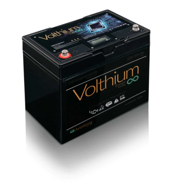 VOLTHIUM AVENTURA 12V 100AH BATTERY / COLD CHARGING PROTECTION AND CHARGER