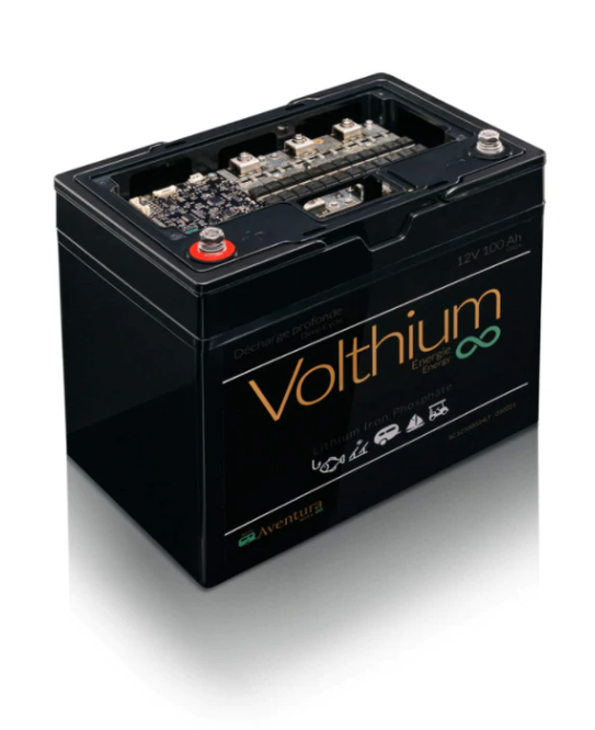 VOLTHIUM AVENTURA 12V 100AH BATTERY / COLD CHARGING PROTECTION AND CHARGER