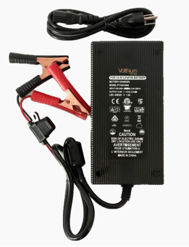 VOLTHIUM AVENTURA 12V 100AH BATTERY / COLD CHARGING PROTECTION AND CHARGER