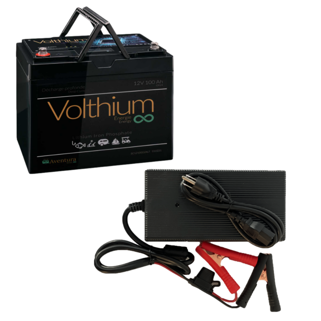 VOLTHIUM AVENTURA 12V 100AH BATTERY / COLD CHARGING PROTECTION AND CHA
