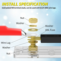 ANL Fuse Holder  Transparent Base Without Fuses
