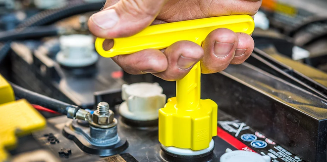 Cap-Off Battery Maintenance Tool