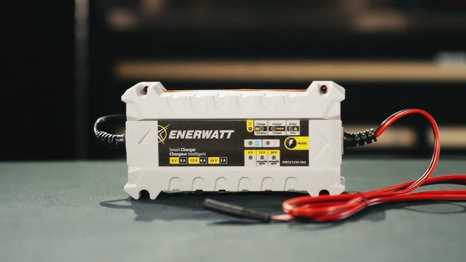 EWC61224-563 Enerwatt 6/12/24V 5/6/3A Automatic Charger for Pb