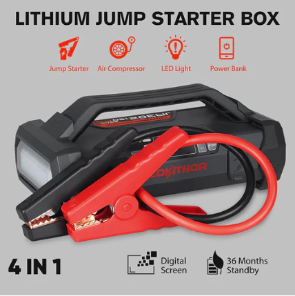 LOKITHOR JA302 2500A Jump Starter with EVA Protection Case