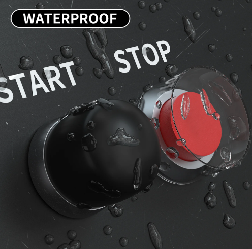 Start Push Button Switch, 2PIN, Screw Terminal, Big Black Button